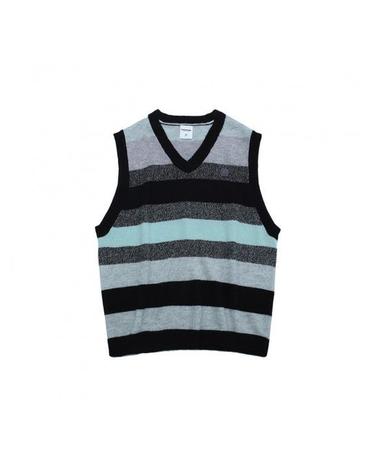 ALPACA GRADIENT KNIT VEST MIXED COLOR