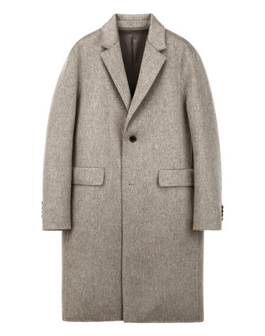 베이지《Pure Cashmere》Tollegno 체스터 코트