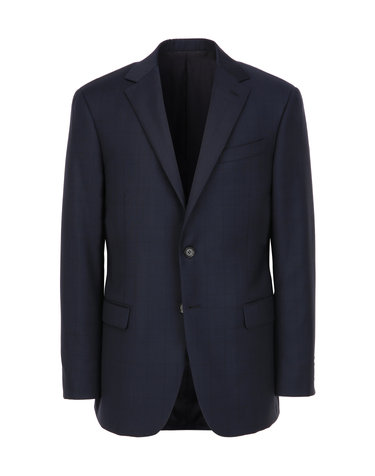 다크네이비《Tech Tailoring》E.Zegna 쉐도우 패턴 수트 자켓
