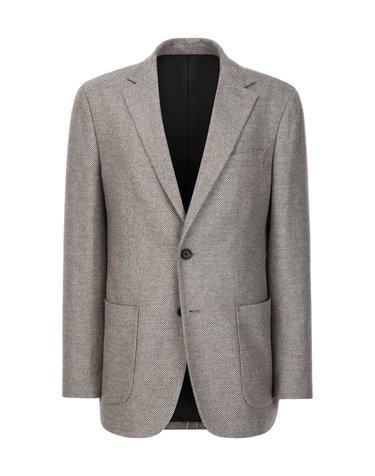 Dark Sepia《Cashmere and Silk》PIACENZA Tailoring Jacket