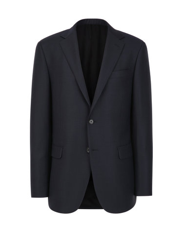 E.Zegna 다크터콰이즈블루《TECH TAILORING》투 톤 수트 자켓