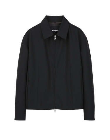 블랙《Modern Wool Blend》카라넥 블루종