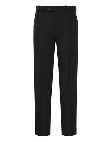 블랙《Stretch Wool》Tollegno 스트레이트 핏 슬랙스