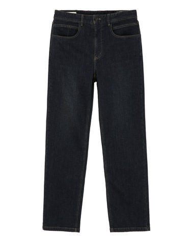 블루《Back-Brushed》[Regular Straight Fit] 데님