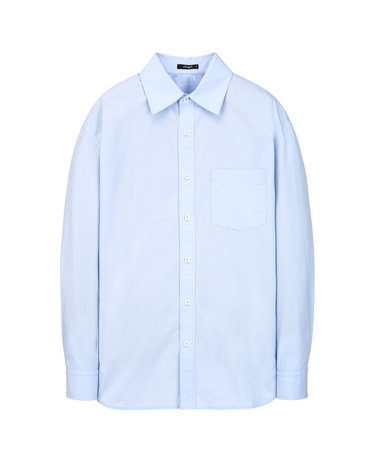라이트 블루《Organic Cotton》베이직 셔츠