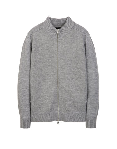 그레이《Merino Wool》집업 가디건