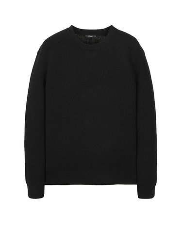 블랙《Mild Cashmere 10》 맨투맨 스웨터