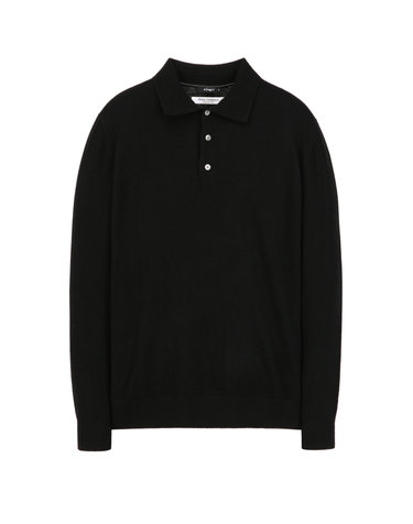 블랙《Prime Cashmere-Gentle》카라넥 스웨터