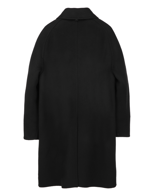 알레그리 블랙《Cashmere 30》핸드메이드 캐주얼 발마칸 코트 착용컷