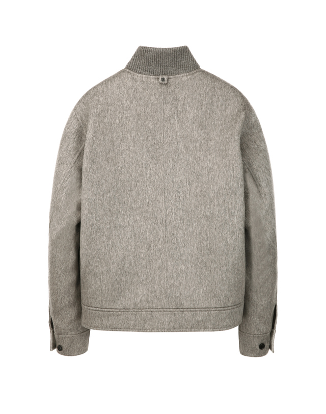 알레그리 베이지《Pure Cashmere》럭셔리 봄버 착용컷