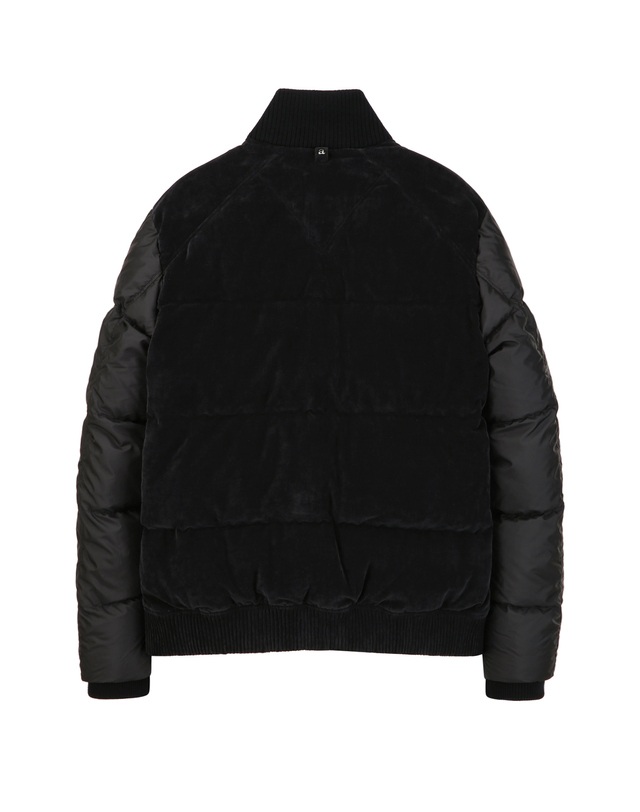 알레그리 블랙《X-Velour》[Siberian Goose]하이브리드 점퍼 착용컷