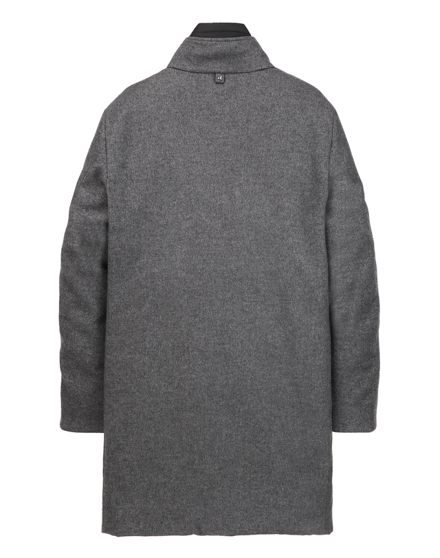 프레스티지오 디 알레그리 Chacoal《Cashmere Silk》[Italy Down] PIACENZA Mid Jumper 차콜 그레이 착용컷