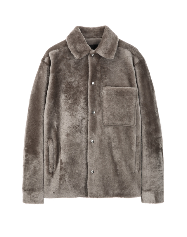 알레그리 다크베이지《Real Lamb Shearling》무스탕 진한 베이지 착용컷