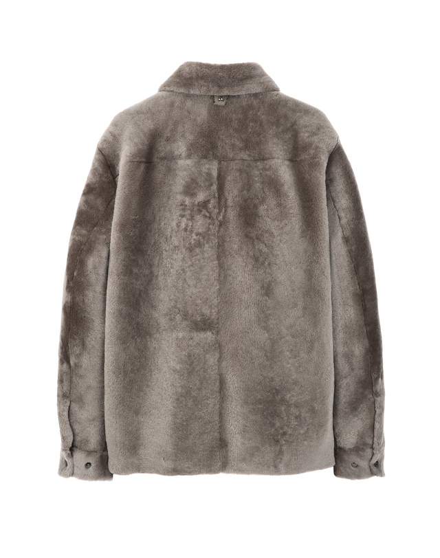 알레그리 다크베이지《Real Lamb Shearling》무스탕 진한 베이지 착용컷