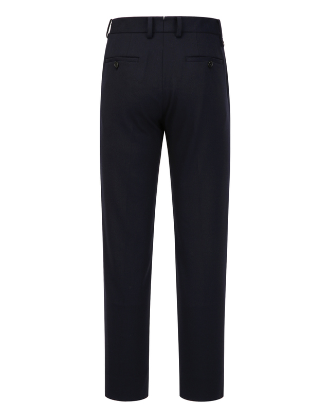 알레그리 다크네이비《Bouncy》[Slim Fit] 슬랙스 진한 네이비 착용컷