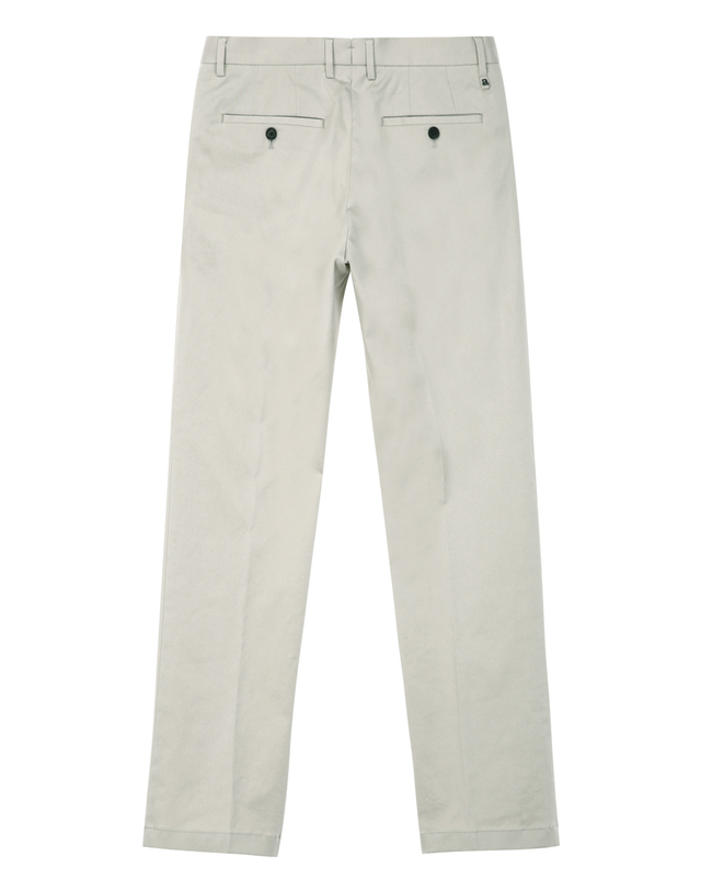 알레그리 베이지《City LUX》[Slim Straght Fit] 트윌 치노 진한 베이지 착용컷