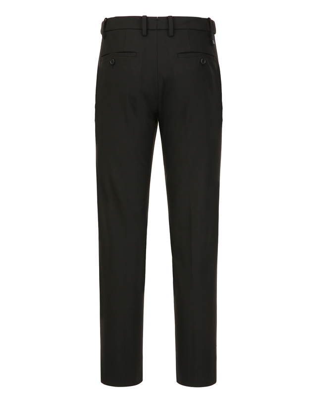 알레그리 블랙《Back-Brushed》[Slim Fit] 슬랙스 착용컷
