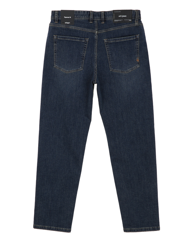 알레그리 블루《Back-Brushed》[Tapered Fit] 데님 착용컷