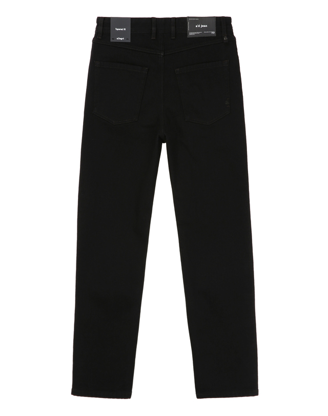 알레그리 블랙《Back-Brushed》[Tapered Fit] 데님 착용컷