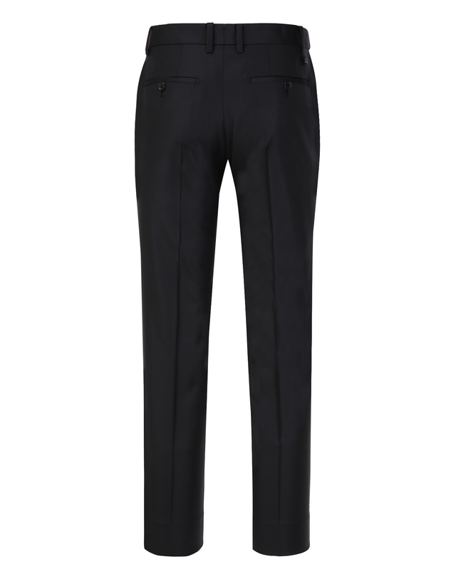 알레그리 CANONICO 블랙《TECH TAILORING》 솔리드 수트 팬츠 착용컷