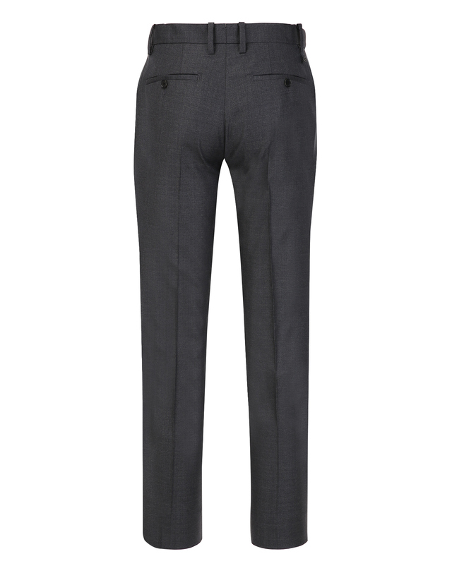 알레그리 CANONICO 다크그레이《TECH TAILORING》 솔리드 수트 팬츠 진한 그레이 착용컷