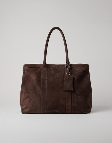 젠더리스《Alle 44 in Shopper》프리미엄 스웨이드 쇼퍼 백