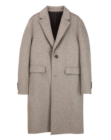 베이지《Tollegno Pure Cashmere》프리미엄 체스터 코트
