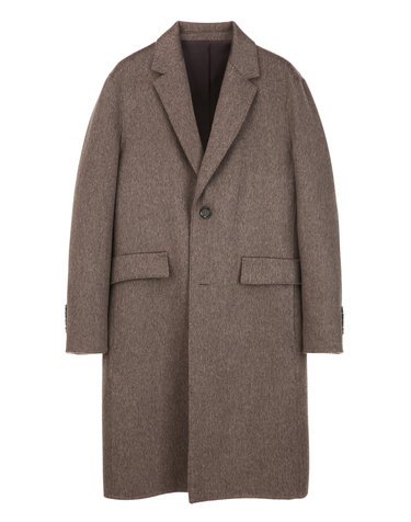다크브라운《Tollegno Pure Cashmere》프리미엄 체스터 코트