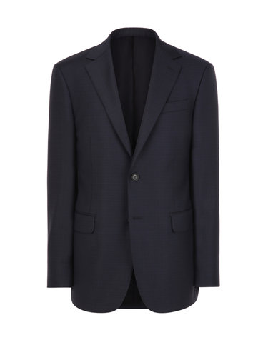 다크네이비 LORO PIANA 《TECH TAILORING》 마이크로 패턴 프리미엄 수트