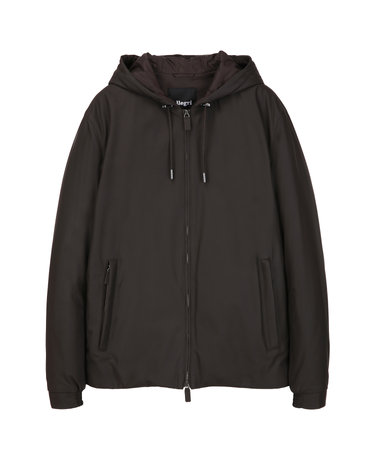 다크브라운《Luxury Leather》후디 가죽 점퍼