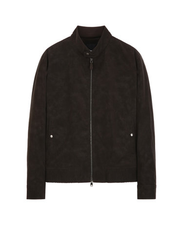 다크브라운《Velour Twill》 싱글라이더 점퍼