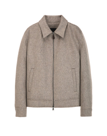 베이지《Tollegno Pure Cashmere》Zibeline 점퍼