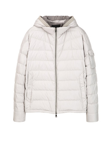 네이비《X-Lite》[Siberian Goose] 경량 후디 다운 점퍼