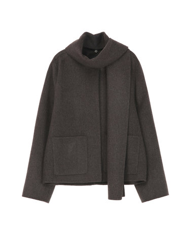 다크 브라운《Cashmere 40》 돌먼 슬리브 핸드메이드 자켓