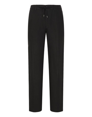 블랙《Linnen Twill》[Staraight Fit] 팬츠