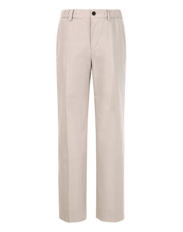 아이보리《Cotton Garment Washed》[Wide Fit] 팬츠