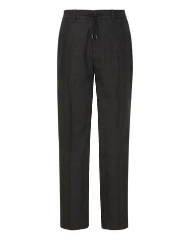 블랙 《Natural Crinkle》 Straight Fit 팬츠