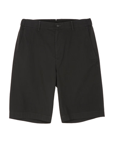 SONDRIO 블랙 스트레치 코튼 [Slim Fit] 치노 하프 팬츠