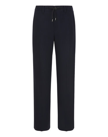 다크네이비《Ice Boucle》[Staraight Fit] 스트링  팬츠