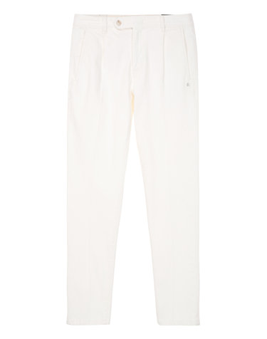 오프화이트《Tailored Trousers》슬림 원 턱 핏 데님