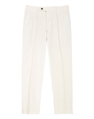 아이보리 《Velvet Twill》스포츠 셋업 팬츠
