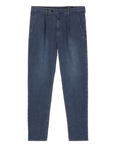 블루《ROYO》[Tapered 1-Tuck ] DENIM 팬츠