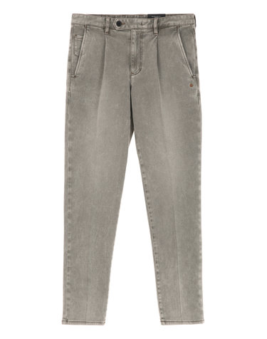 다크카키《TUSA》Tapered 1-Tuck ] DENIM 팬츠