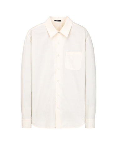 아이보리 《Washed Cotton》[Comfort Fit] 셔츠
