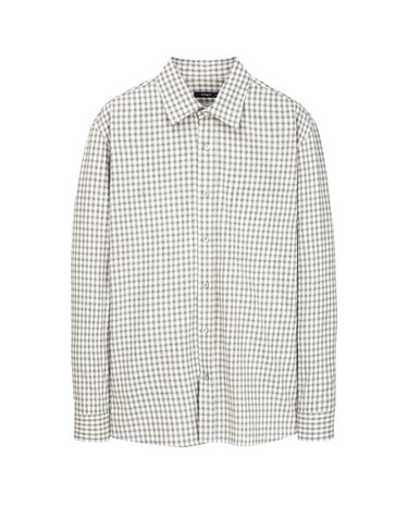 그레이《Cotton Flannel》[Regular Fit] 셔츠