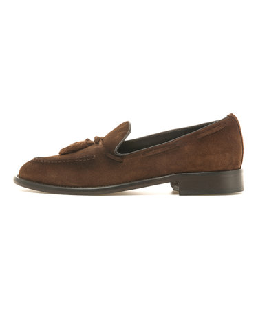 [Via ALLEGRI] Brown Suede Tassel Loafer