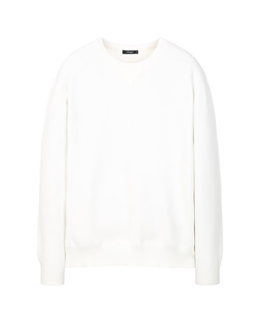 크림《SilkRay Sweat》맨투맨 스웨터