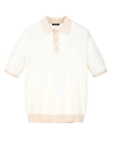 크림《Preppy Crepe 2.0》카라넥 스웨터