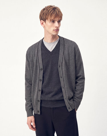 챠콜《Wool Milano》가디건