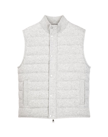 라이크그레이《Cashmere Blended》Light Weight 다운 베스트